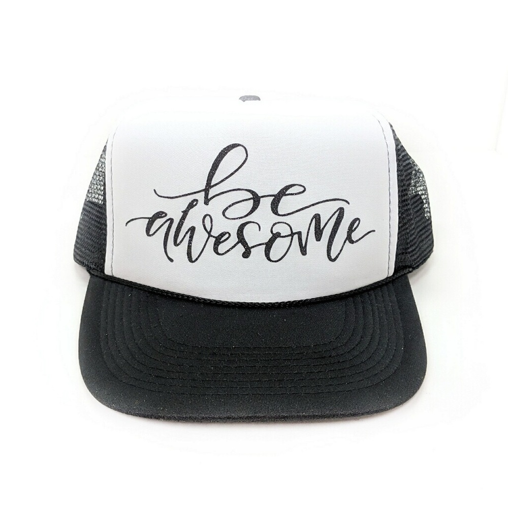 Be Awesome trucker hat